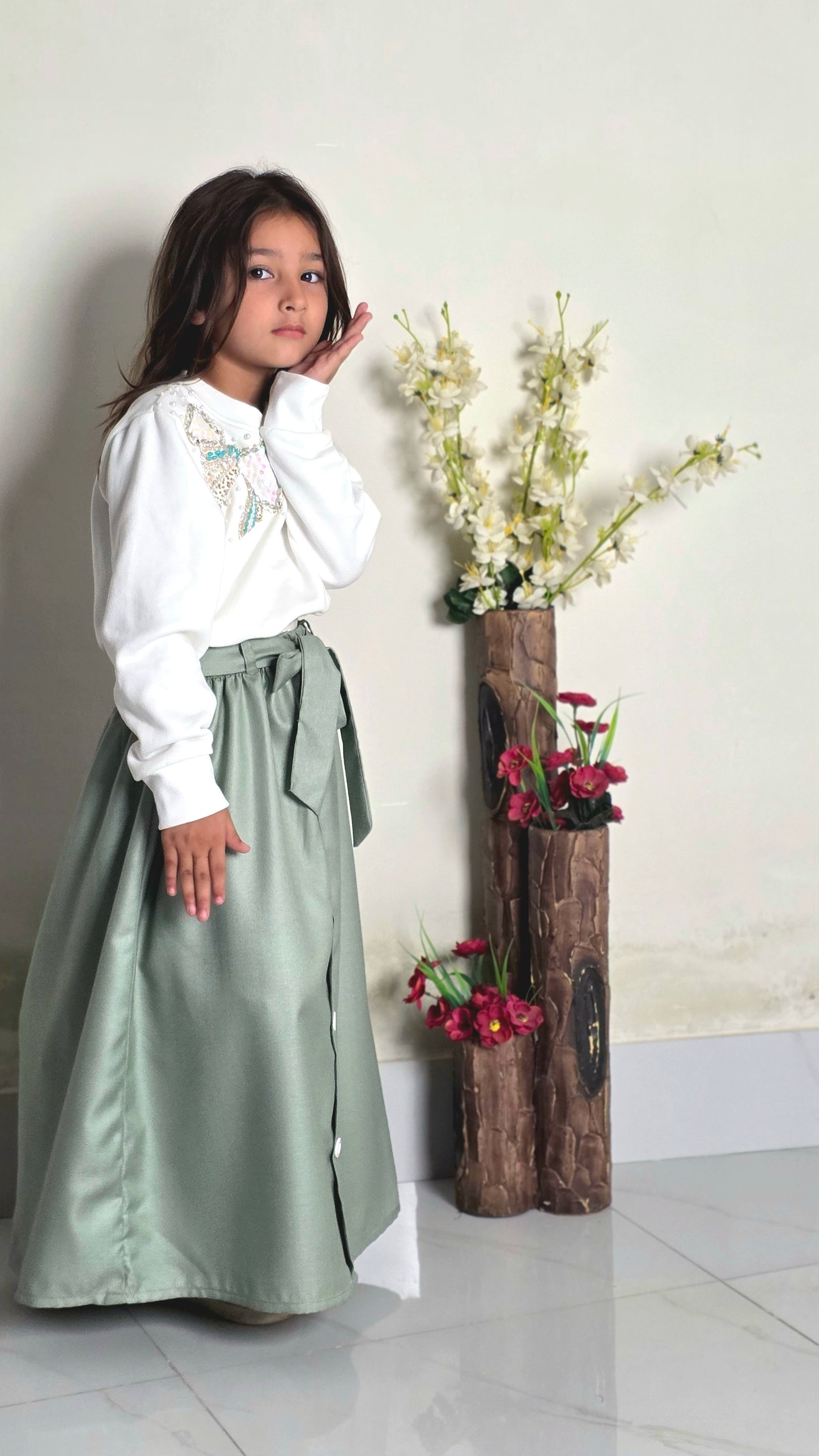 Girls Handmade Work Trending Dress Shirt & scults