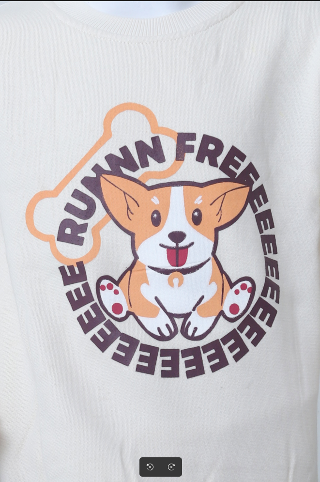 Boys' 'Runn Free' Corgi Sweatshirt set