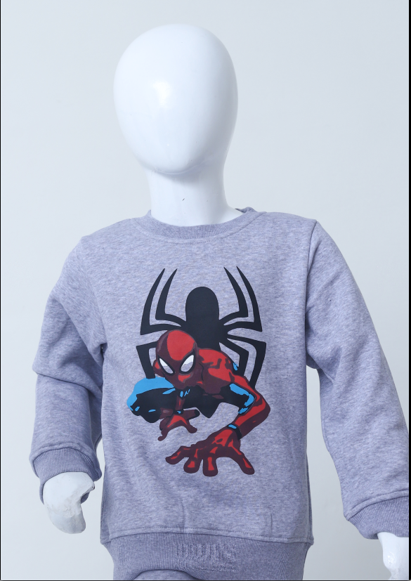 Boys Grey Spiderman Suit