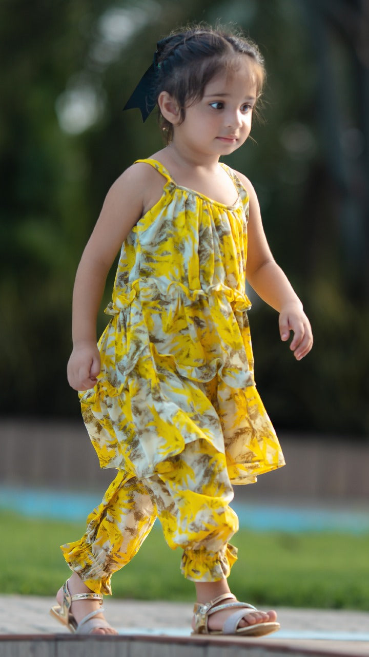 Set of Printed Frock & Trouser | SDGTS03