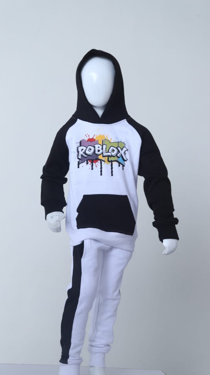 Roblox Graffiti Print Hoodie & Trouser Set
