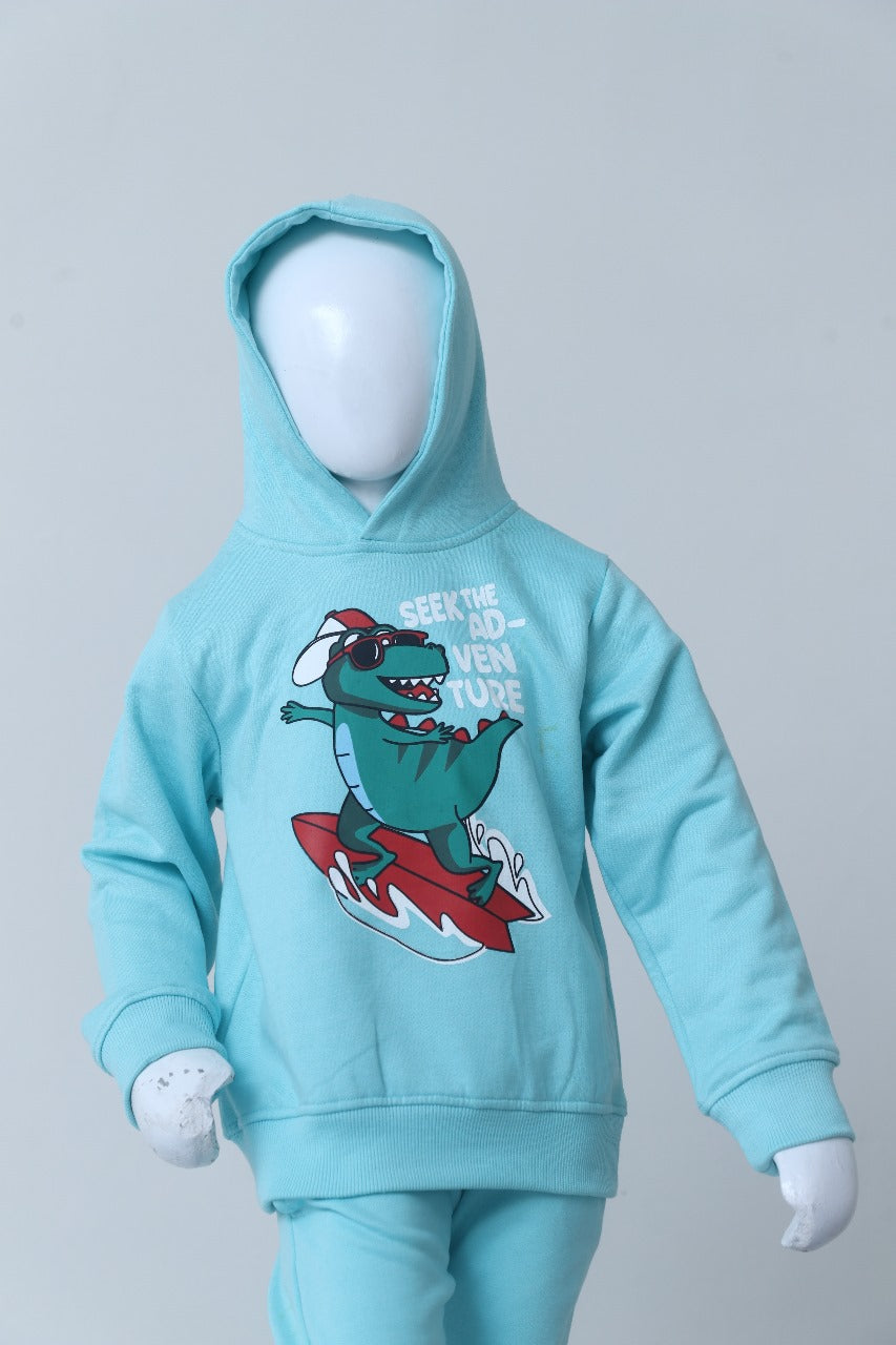 Boys' Dinosaur Surf Adventure Hoodie set