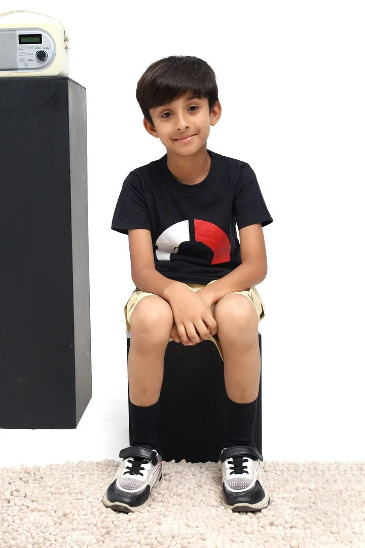 Set of Printed T-Shirt and Shorts for Boys SDBTS10