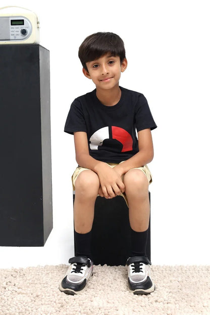 Set of Printed T-Shirt and Shorts for Boys SDBTS10