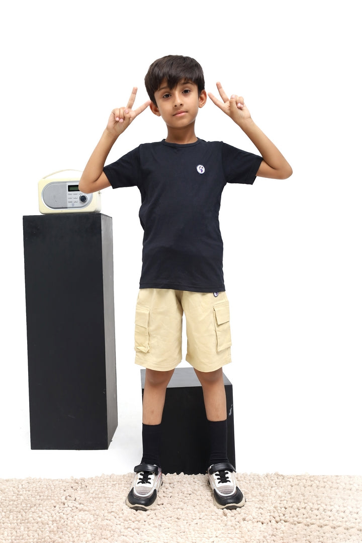 Set of T-Shirt With Six Pockets Short| SDBTS11