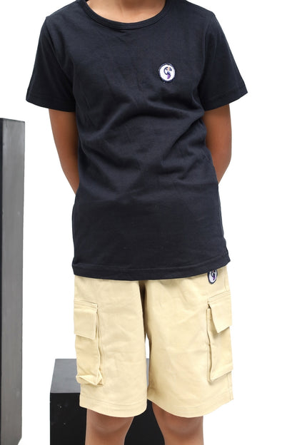 Set of T-Shirt With Six Pockets Short| SDBTS11