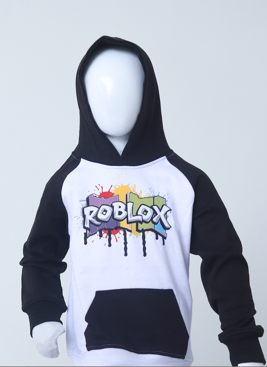 Roblox Graffiti Print Hoodie & Trouser Set