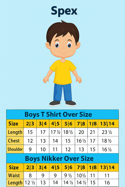 OverSized Set of T-Shirt and Short | SDBTS06