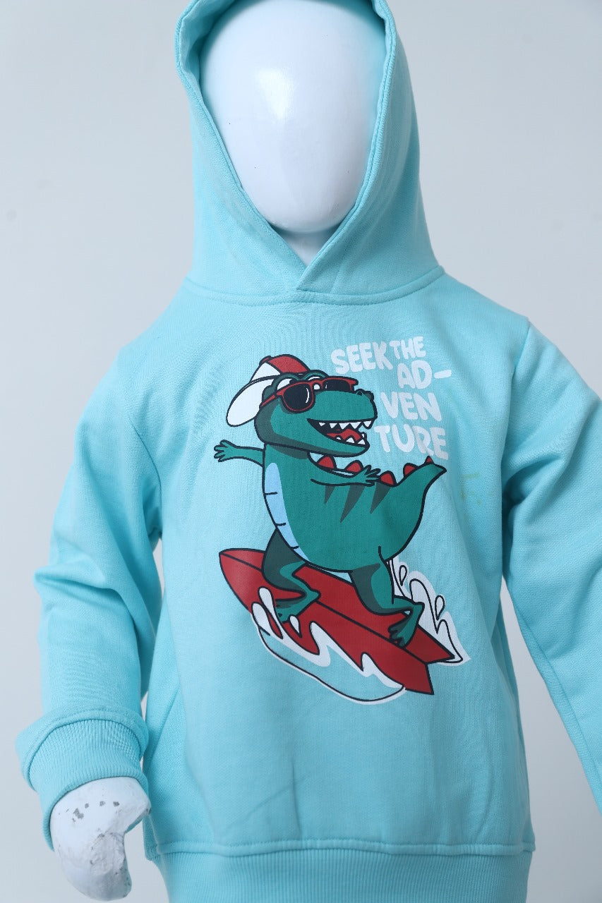 Boys' Dinosaur Surf Adventure Hoodie set